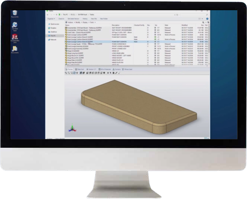 SolidWorks PDM schermo - Nuovamacut SolidWorks PDM schermo - Nuovamacut